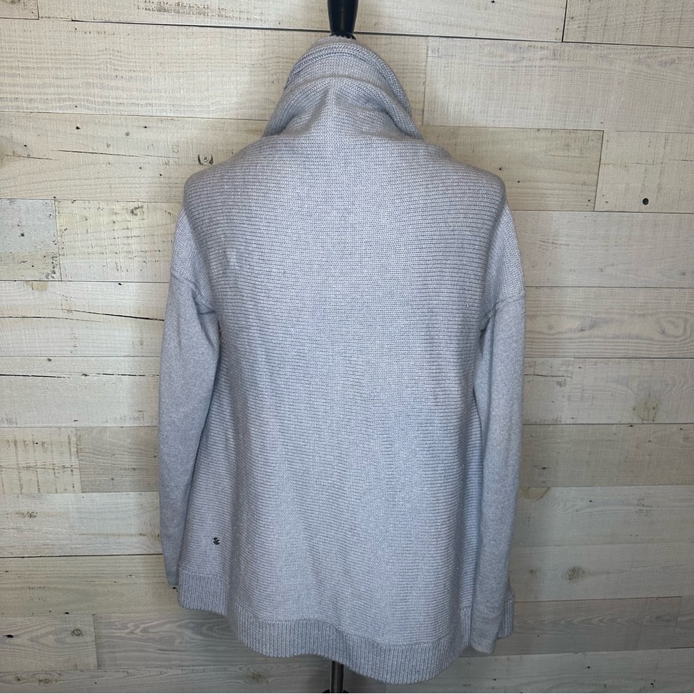 Lululemon Wrap It Up Sweater Grey Size 10 - Picture 11 of 14